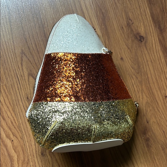 Betsey Johnson Glittery Halloween candy corn bag - Picture 2 of 3